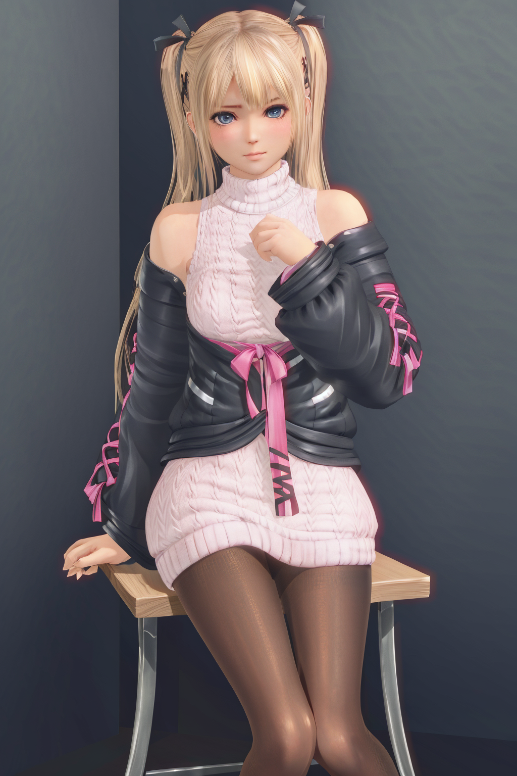 05568-2561202875-masterpiece, best quality, marie rose, shy, blush, sweater, jacket, pantyhose,  long hair, looking at viewer, sitting, crossed l.png